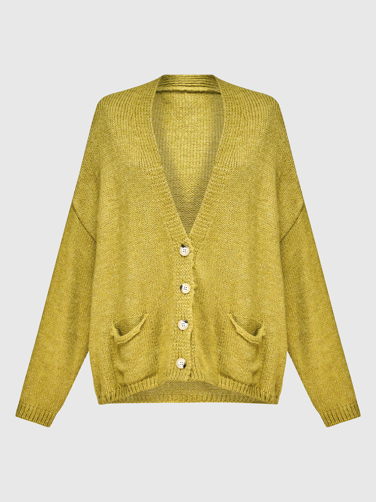 Alembika (Pre-Order) Cardigan Sweater, Ochre - Statement Boutique