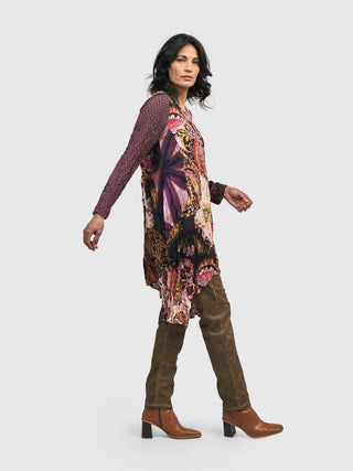 Alembika (Pre-Order) Satin Crush Tunic, Paisley - Statement Boutique