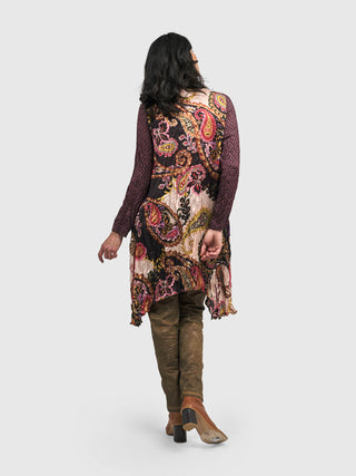 Alembika (Pre-Order) Satin Crush Tunic, Paisley - Statement Boutique