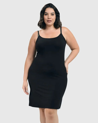 Fitted Cami Dress, Black