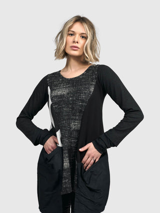 Alembika (Pre-Order) Urban Mixed Pocket Tunic, Fog - Statement Boutique