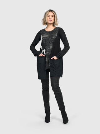 Alembika (Pre-Order) Urban Mixed Pocket Tunic, Fog - Statement Boutique