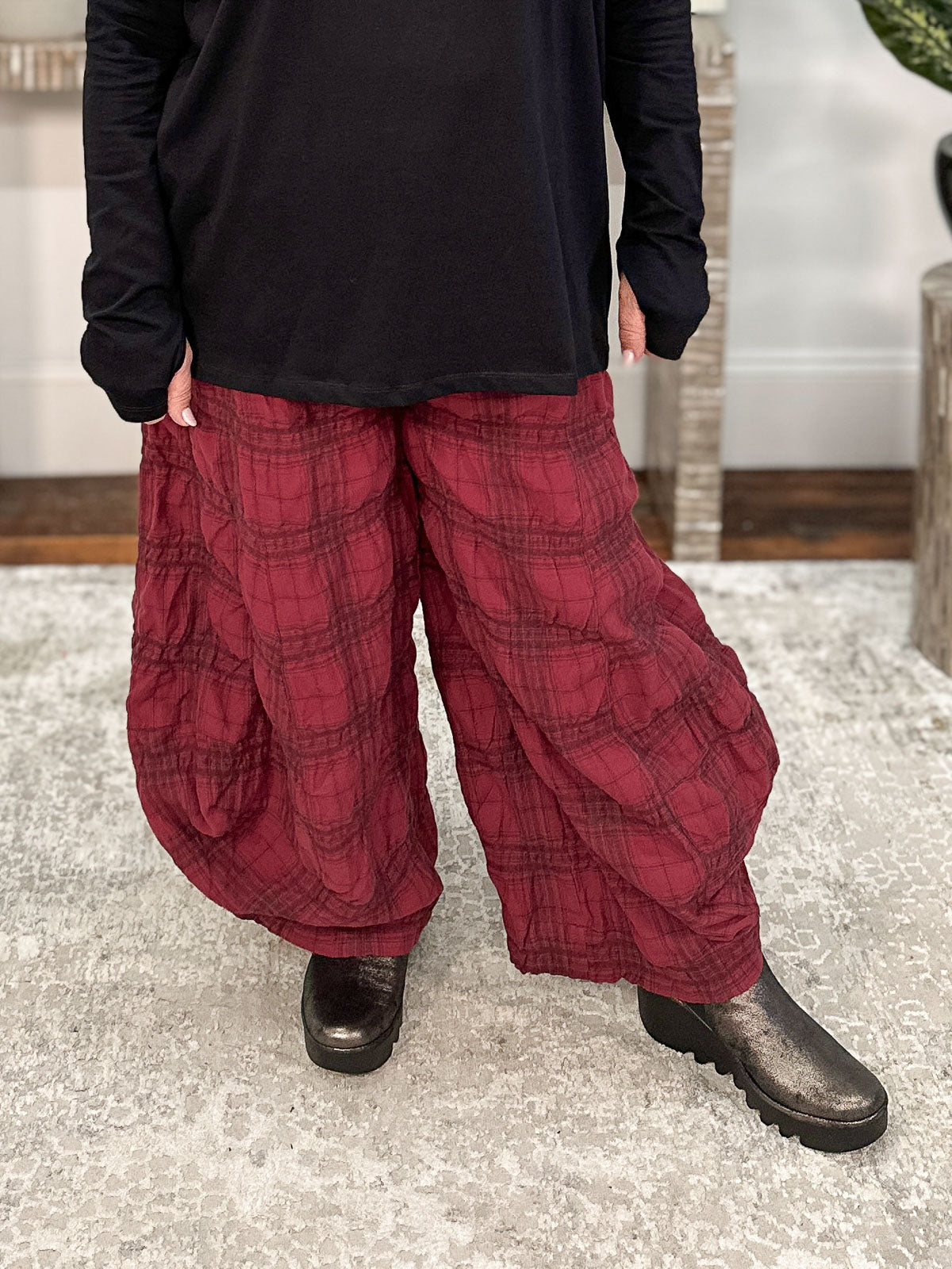 Fly Pant, Red Plaid Flannel