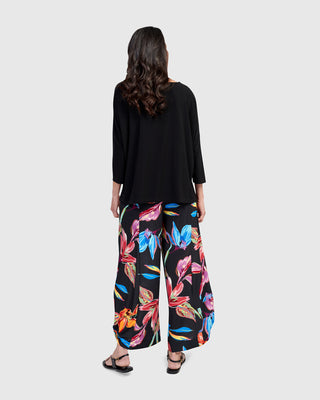 Flower Print Punto Pant, Bloom