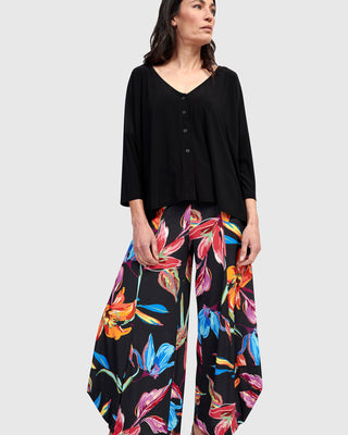 Flower Print Punto Pant, Bloom