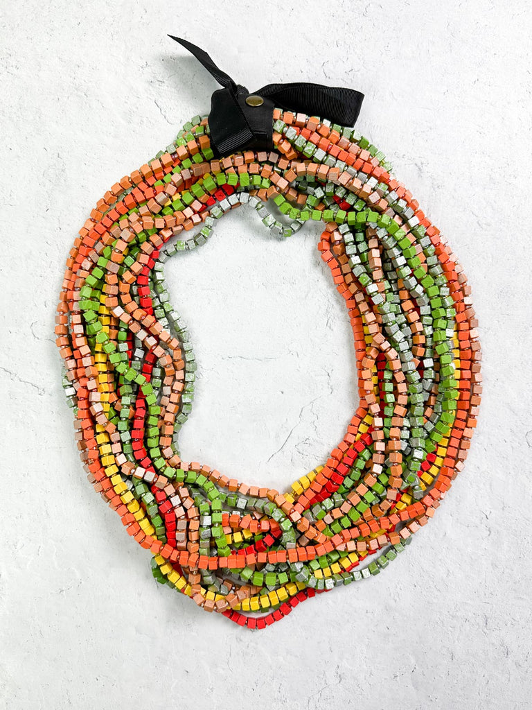 The Next Pashmina Beaded Necklace, Multi Mix