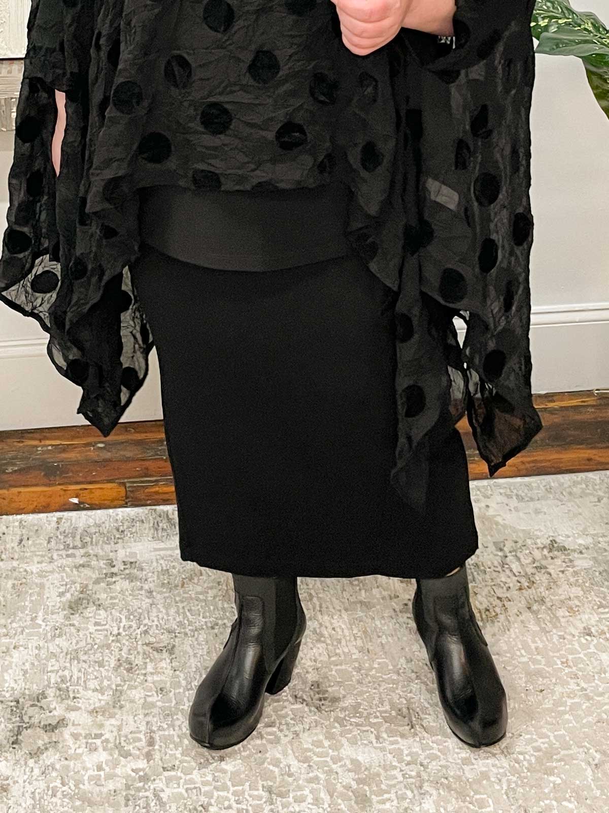 Sympli Mini Skirt, Black - Statement Boutique