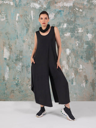 Kozan Dawn Jumpsuit, Black Vogue - Statement Boutique