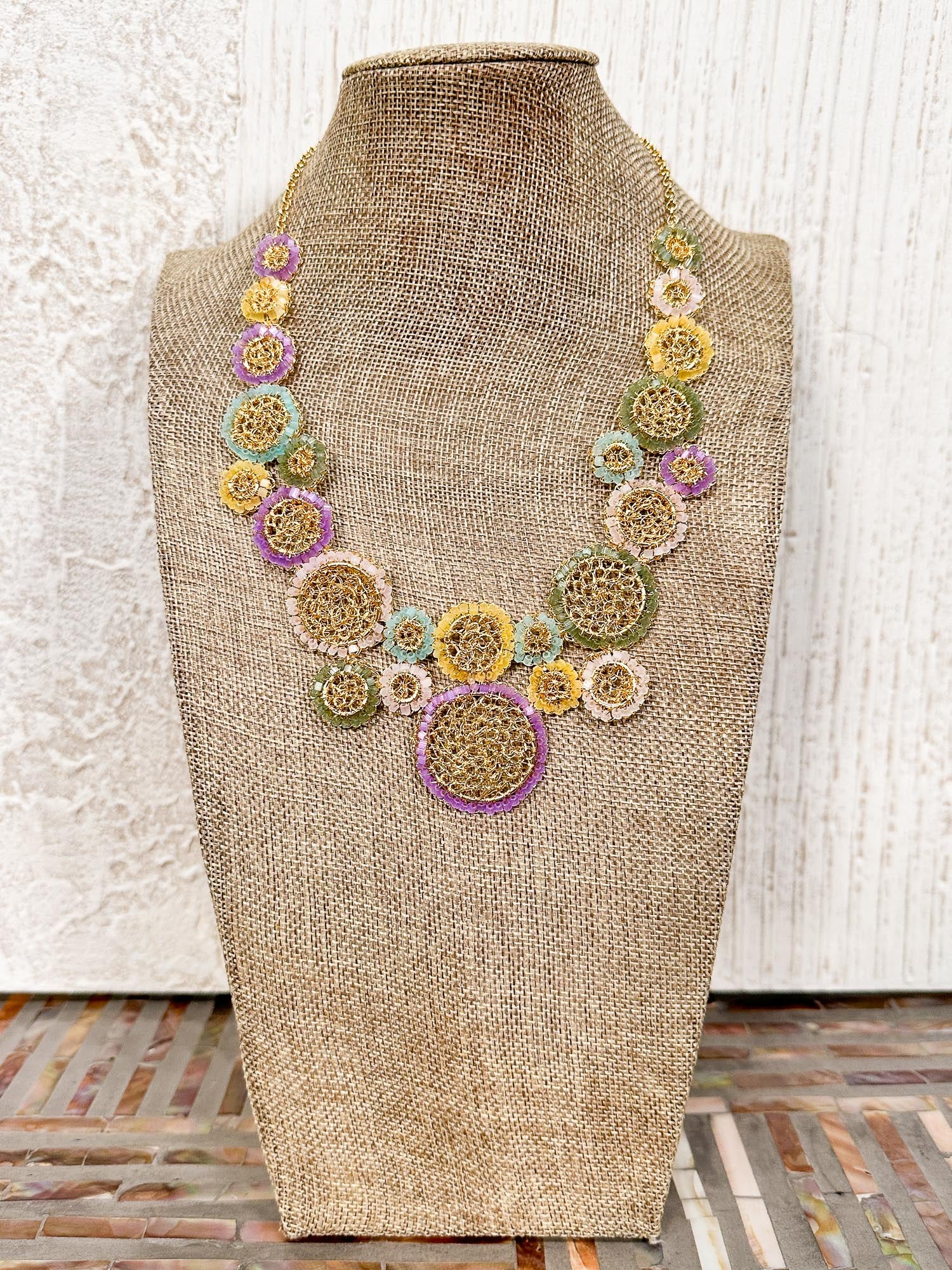 Lavish by Tricia Milaneze Circles Necklace, Baby Mix - Statement Boutique