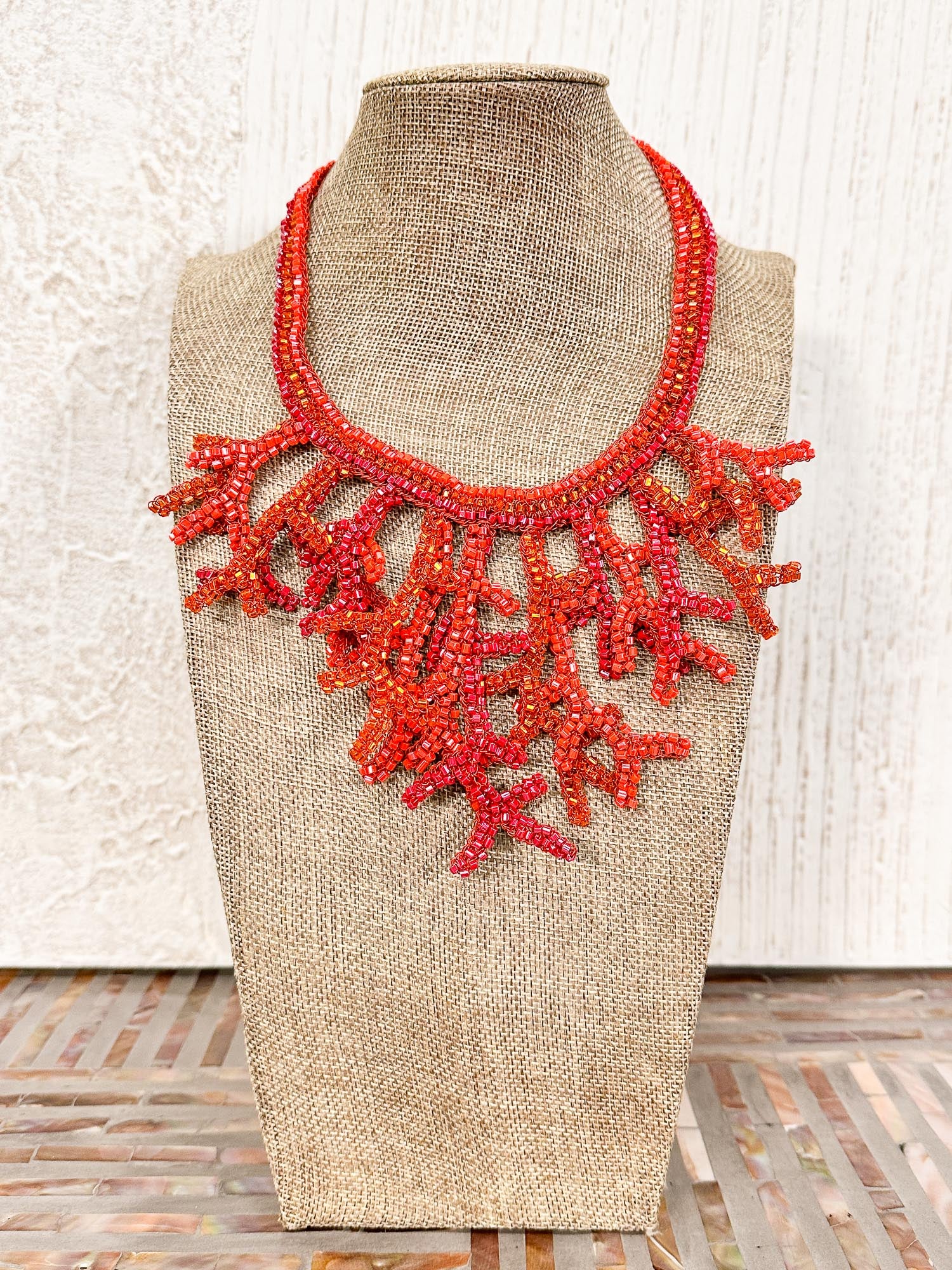 Lavish by Tricia Milaneze Coral Necklace, Coral Mix - Statement Boutique