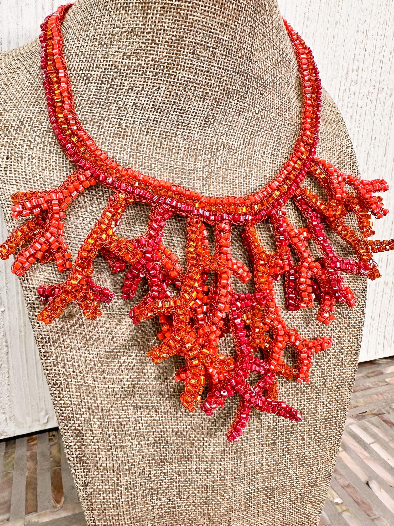 Lavish by Tricia Milaneze Coral Necklace, Coral Mix - Statement Boutique