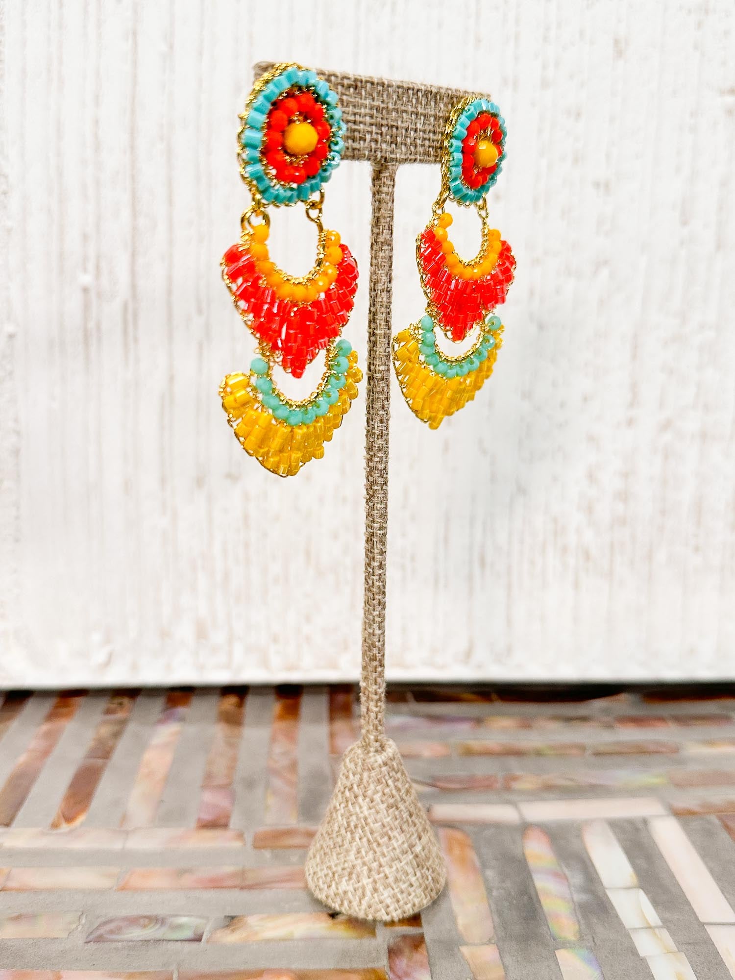 Lavish by Tricia Milaneze Siren Earrings, Summer Vibe Mix - Statement Boutique