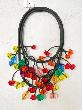 Michaela Malin Chandelier Necklace, Multi - Statement Boutique