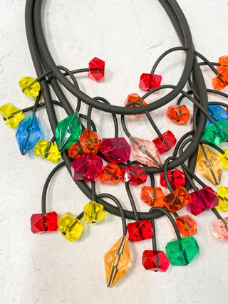 Michaela Malin Chandelier Necklace, Multi - Statement Boutique