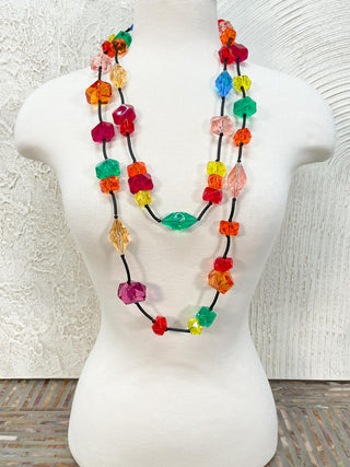 Michaela Malin Peacock Necklace, Multi - Statement Boutique