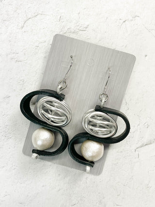 OC Jewelry Amazon Earrings, White - Statement Boutique