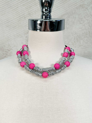 Bubblicious Necklace, Pink