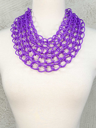 Dana Necklace, Purple