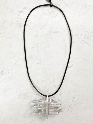 OC Jewelry Gris Necklace, Silver - Statement Boutique