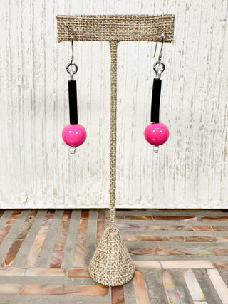 Kosmos Earrings, Pink