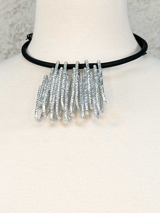 Simone Necklace, Silver