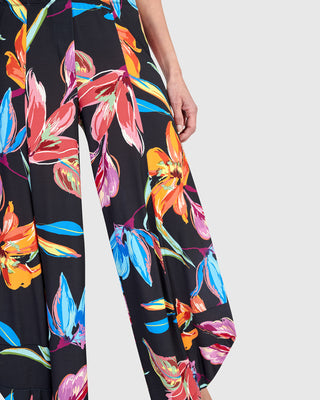 Flower Print Punto Pant, Bloom