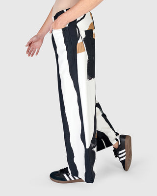 Urban Straight Leg Crop Pant, Zebra