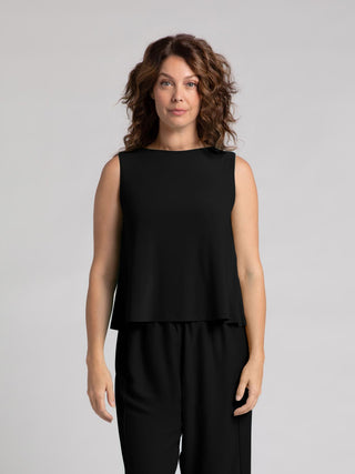 Sympli Flared Shell, Black - Statement Boutique