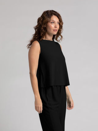 Sympli Flared Shell, Black - Statement Boutique