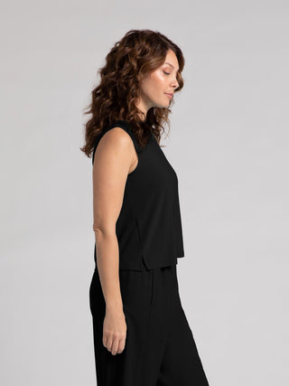 Sympli Flared Shell, Black - Statement Boutique