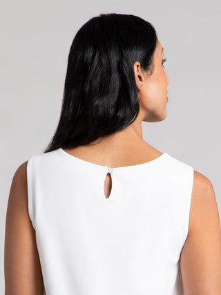 Sympli Flared Shell, White - Statement Boutique