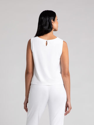 Sympli Flared Shell, White - Statement Boutique