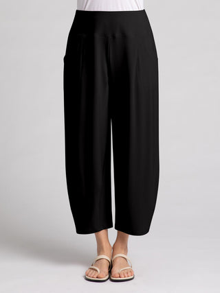 Sympli Narrow Lantern Pant, Black - Statement Boutique