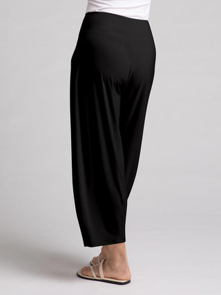 Sympli Narrow Lantern Pant, Black - Statement Boutique