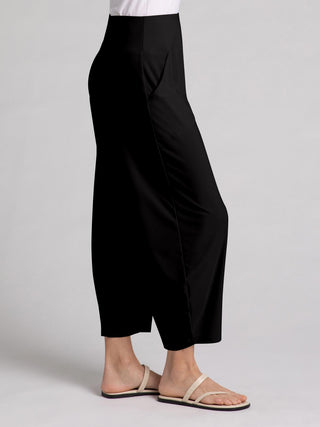 Sympli Narrow Lantern Pant, Black - Statement Boutique