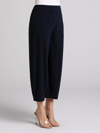 Sympli Narrow Lantern Pant, Navy - Statement Boutique