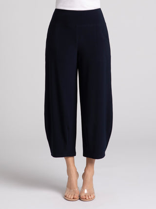 Sympli Narrow Lantern Pant, Navy - Statement Boutique