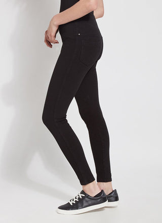 Lysse Toothpick Denim Legging, Black - Statement Boutique