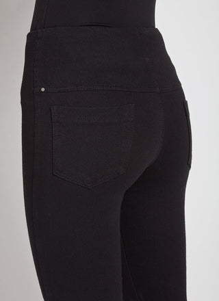 Lysse Toothpick Denim Legging, Black - Statement Boutique