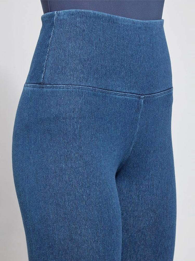 Push Up Seamless High Waist Faux Denim Leggings Women Casual Elastic Pocket  Jeans Print Pants Skinny Pencil Leggins Mujer Blue | Fruugo KR