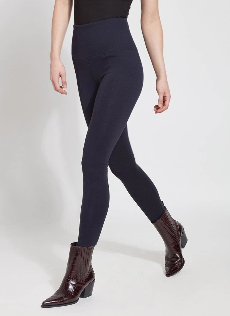 NEW Lysse Flattering Crop Cotton Leggings - Black - Plus Size 1X